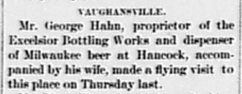 Newspaper notice - <i>The Calumet and Red Jacket News</i>, 30 Jan 1891